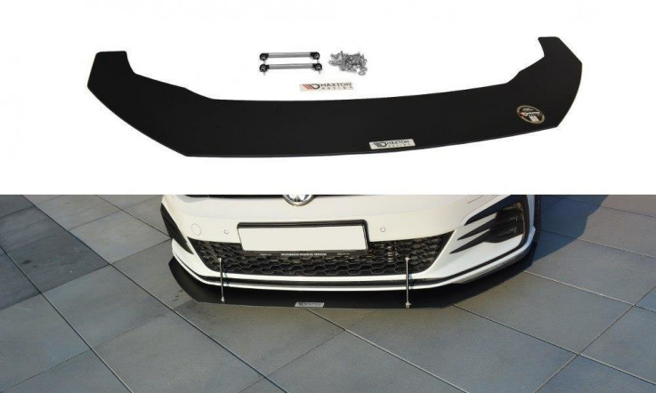 Maxton Design Spoiler předního nárazníku Racing VW Golf Mk7 GTI Facelift V.1
