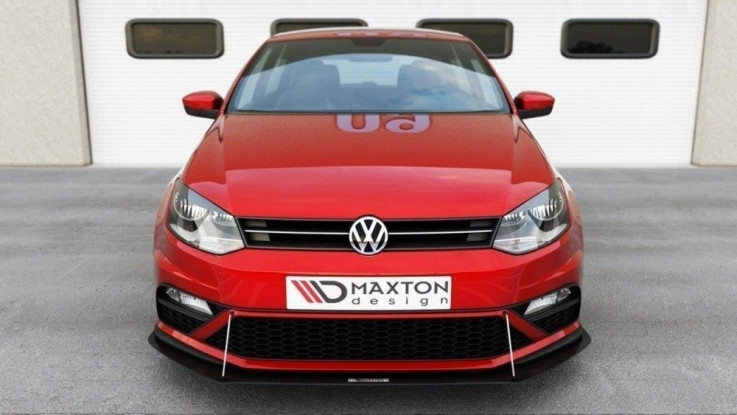 Maxton Design Spoiler předního nárazníku Racing VW Polo Mk5 GTI Facelift