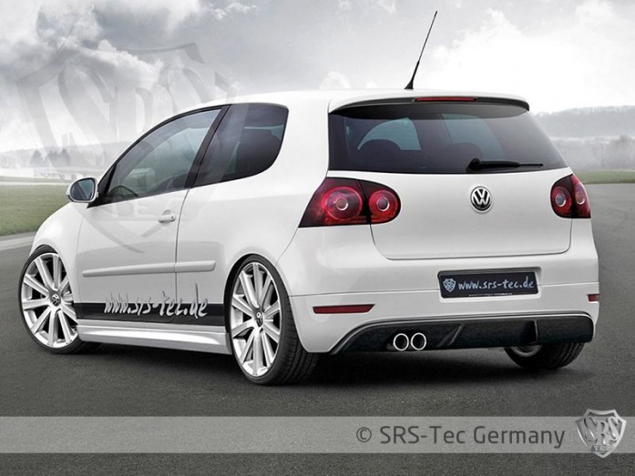 Zadní nástavec nárazníku G6R-Style VW Golf 5 SRS-Tec - 1 koncovka
