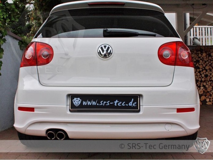Zadní nástavec nárazníku G5-R32 Style VW Golf 5 SRS-Tec - 1 koncovka