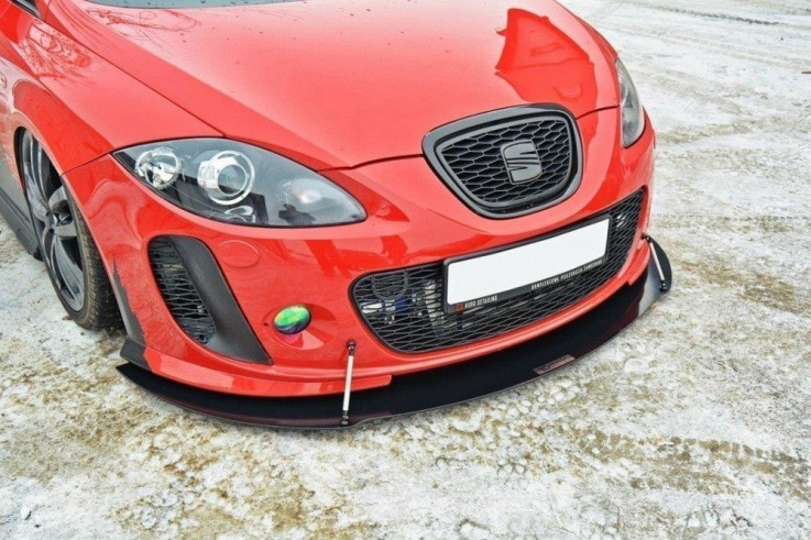 Maxton Design Spoiler předního nárazníku Racing Seat Leon Mk2 V.2
