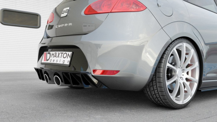 Maxton Design Spoiler zadního nárazníku Seat Leon Mk2 Cupra Facelift - texturovaný plast