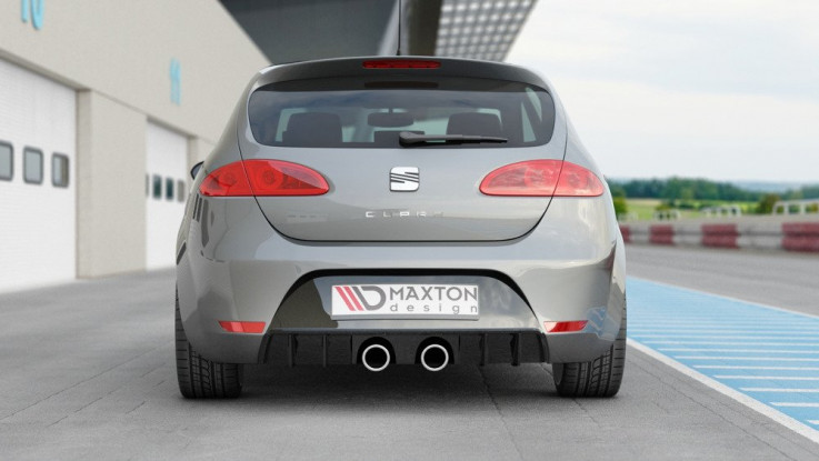 Maxton Design Spoiler zadního nárazníku Seat Leon Mk2 Cupra Facelift - texturovaný plast