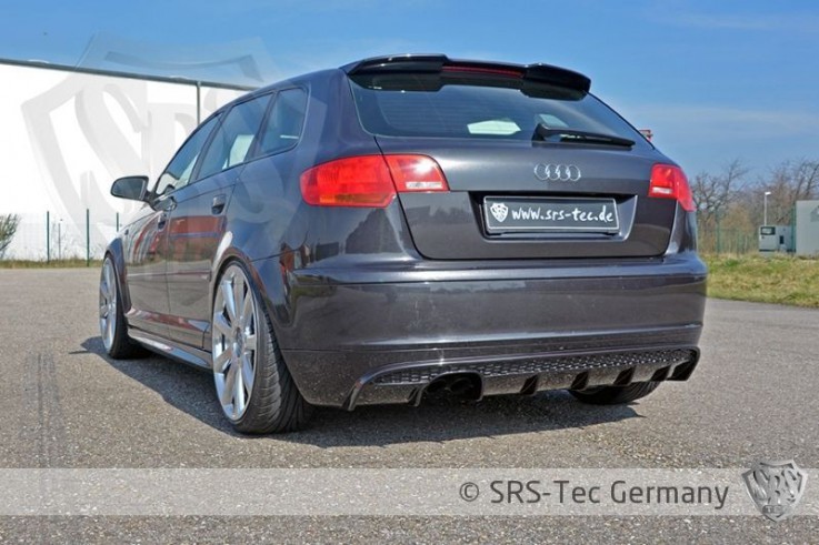 Spoiler zadního nárazníku RS AUDI A3 Sportback SRS-Tec