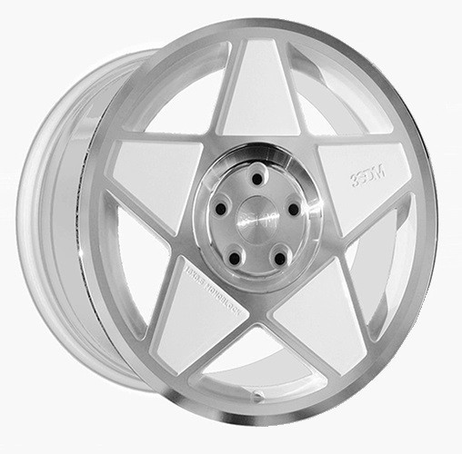 3SDM 0.05 Alu kola 9,5x19 5x112 ET40 Bílé & Broušené