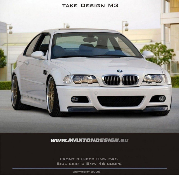 Maxton Design Přední nárazník Vzhled M3 BMW 3 E46 Coupe/Cabrio