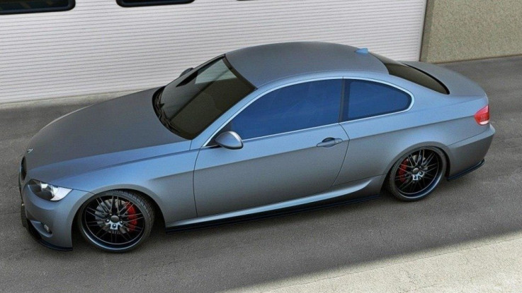 Maxton Design Prahové lišty BMW 3 E92 M-Paket - černý lesklý lak