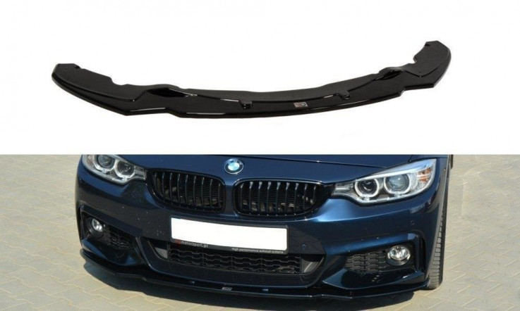 Maxton Design Spoiler předního nárazníku BMW 4 F32 M-Paket V.1 - texturovaný plast