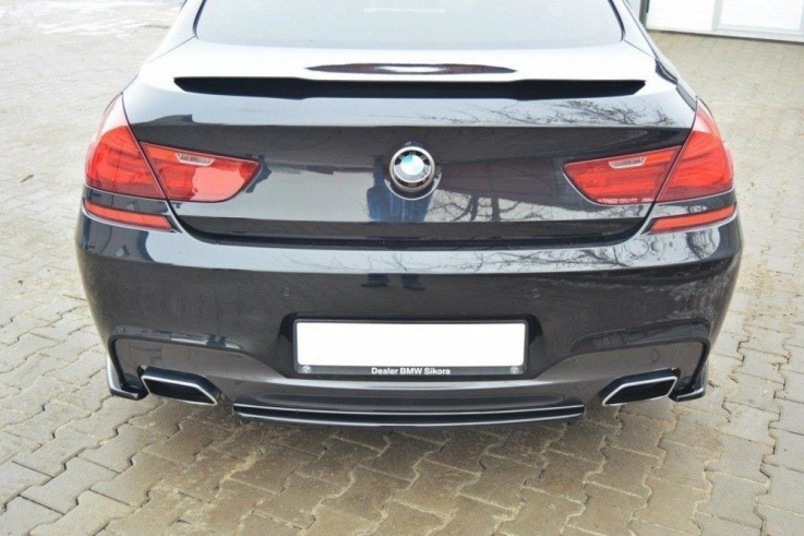 Maxton Design Boční lišty zadního nárazníku BMW 6 F06 Gran Coupé M-Paket - texturovaný plast