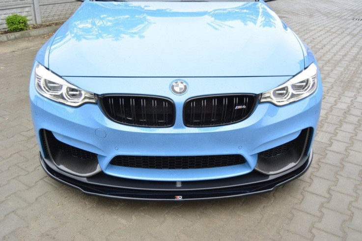Maxton Design Spoiler předního nárazníku BMW M4 F82 - texturovaný plast
