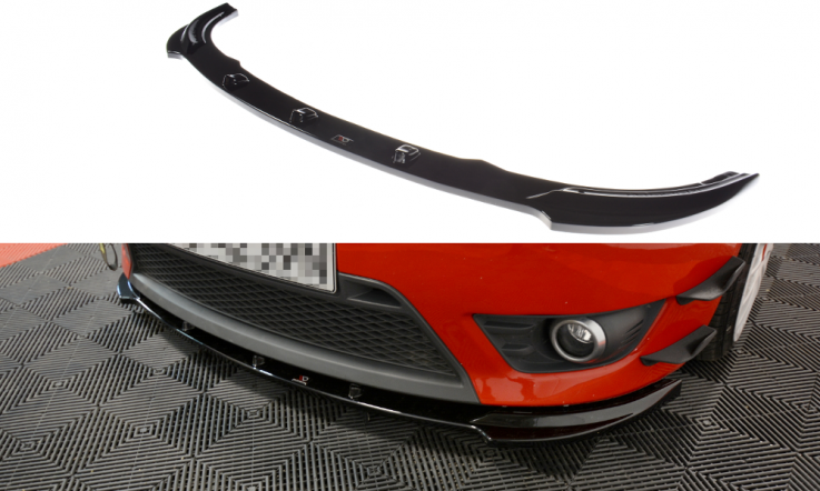 Maxton Design Spoiler předního nárazníku Ford Fiesta ST Mk6 V.1 - texturovaný plast