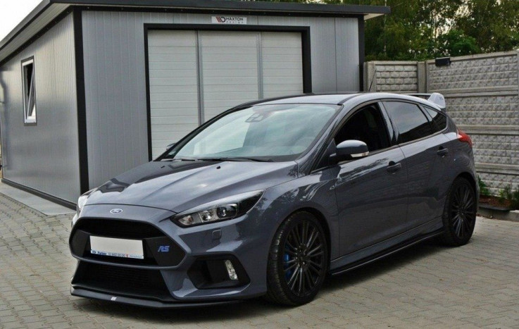 Maxton Design Spoiler předního nárazníku Ford Focus RS Mk3 V.2 - texturovaný plast