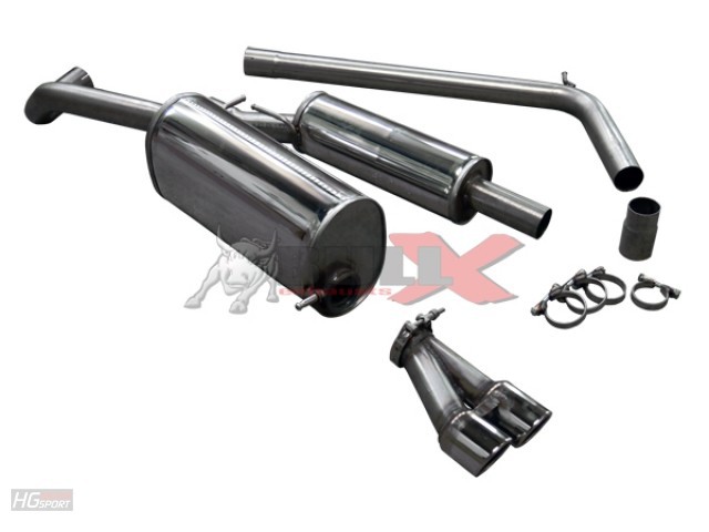 Bull-X Cat Back výfuk VW Polo GTI 1,4 TSI 6R