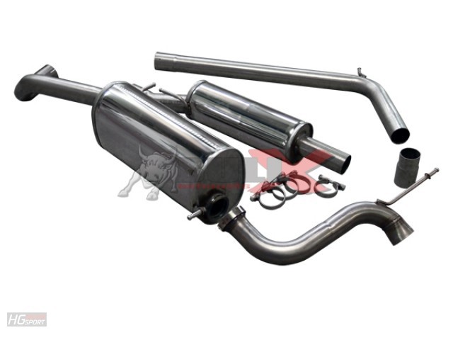 Bull-X Cat Back výfuk SEAT Ibiza Cupra 6J 1,4 TSI HG Motorsport