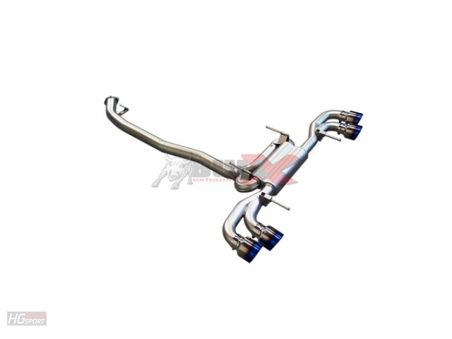 Bull-X Cat Back výfuk Nissan GTR R35 3,8 bi-turbo