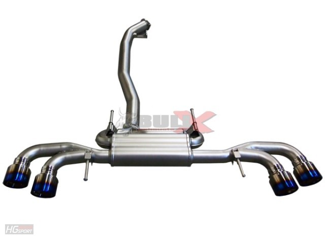 Bull-X Cat Back výfuk Nissan GTR R35 3,8 bi-turbo