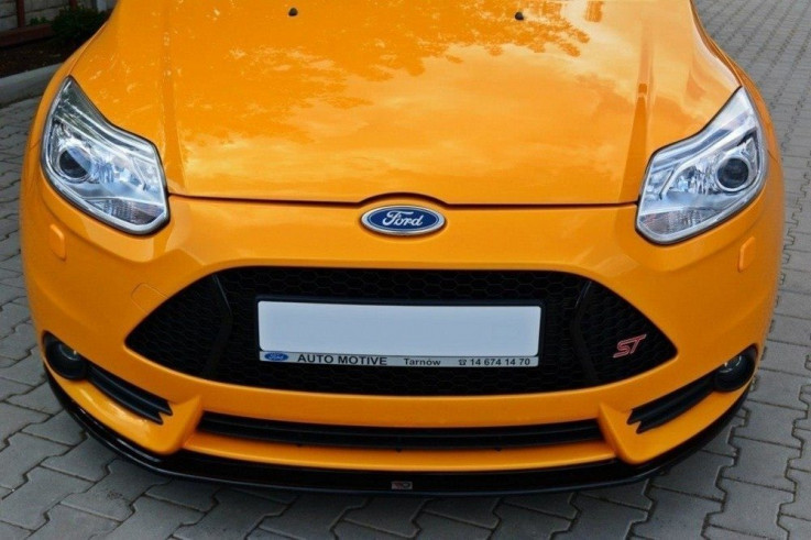 Maxton Design Spoiler předního nárazníku Ford Focus ST Mk3 V.2 - texturovaný plast