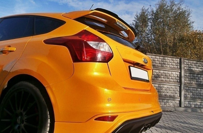 Maxton Design Nástavec střešního spoileru Ford Focus ST Mk3 Hatchback - texturovaný plast