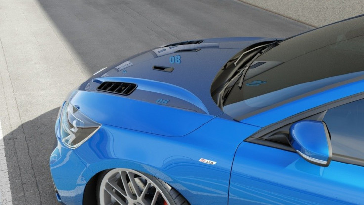 Maxton Design Velké výdechy kapoty Ford Focus Mk4 ST/ST-Line - karbon