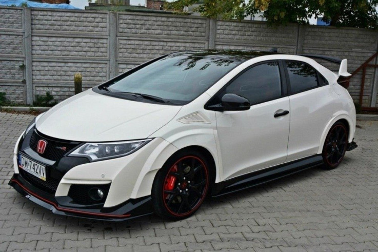 Maxton Design Prahové lišty Honda Civic FK2 (Mk9) Type R - texturovaný plast