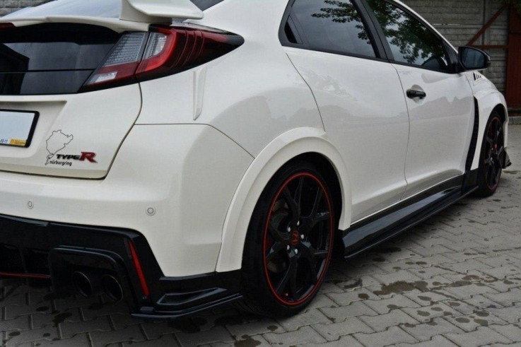 Maxton Design Prahové lišty Honda Civic FK2 (Mk9) Type R - texturovaný plast