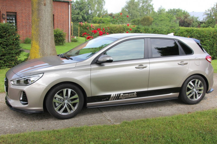 Maxton Design Prahové lišty Hyundai I30 Mk3 - texturovaný plast