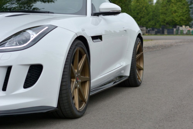 Maxton Design Prahové lišty Jaguar F-Type - texturovaný plast