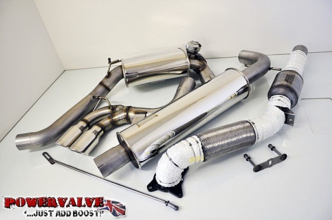 BCS Automotive Turbo Back Powervalve výfuk AUDI TT 2,0 TFSI FWD - De-Cat