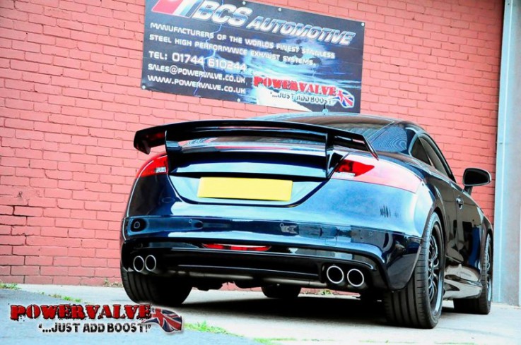 BCS Automotive Turbo Back Powervalve výfuk AUDI TT 2,0 TFSI FWD - De-Cat