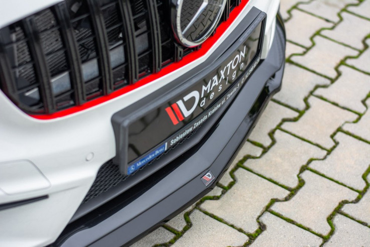 Maxton Design Spoiler předního nárazníku Mercedes A45 AMG W176 - texturovaný plast