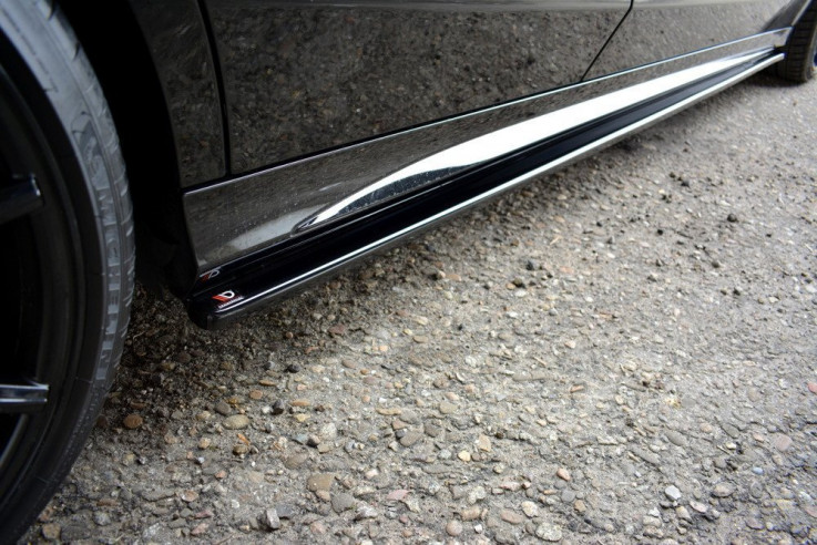 Maxton Design Prahové lišty Mercedes C43 AMG W205 - texturovaný plast