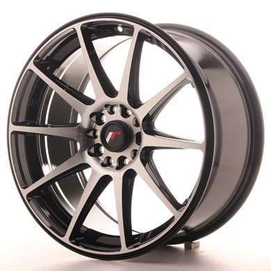 Japan Racing JR11 18x8,5 ET40 5x112/114,3 Black Machined Alu kola