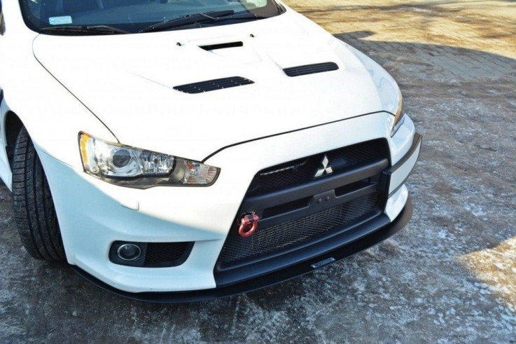 Maxton Design Spoiler předního nárazníku Racing Mitsubishi Lancer EVO X V.3