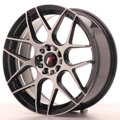 Japan Racing JR18 18x7,5 ET40 5x112/114,3 Black Machined Alu kola