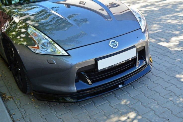 Maxton Design Spoiler předního nárazníku Nissan 370Z - texturovaný plast