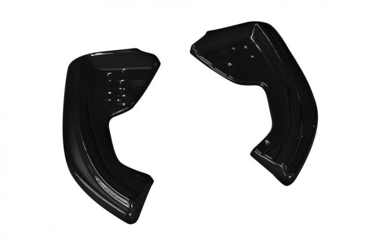 Maxton Design Boční lišty zadního nárazníku Renault Clio Mk4 - černý lesklý lak