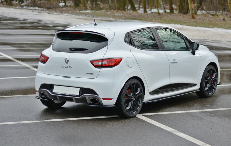 Maxton Design Boční lišty zadního nárazníku Renault Clio RS Mk4 - karbon