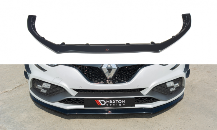 Maxton Design Spoiler předního nárazníku Renault Megane RS Mk4 V.2 - texturovaný plast