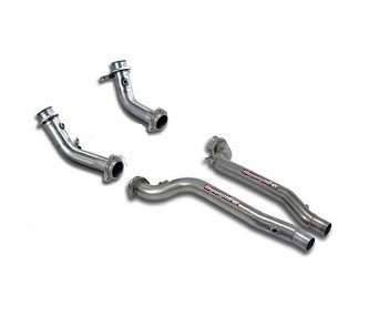 Downpipe 1. díl výfuku AUDI RS4 B7 4,2 FSI Supersprint - bez katalyzátoru