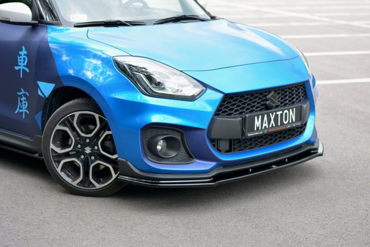 Maxton Design Spoiler předního nárazníku Suzuki Swift Sport - texturovaný plast