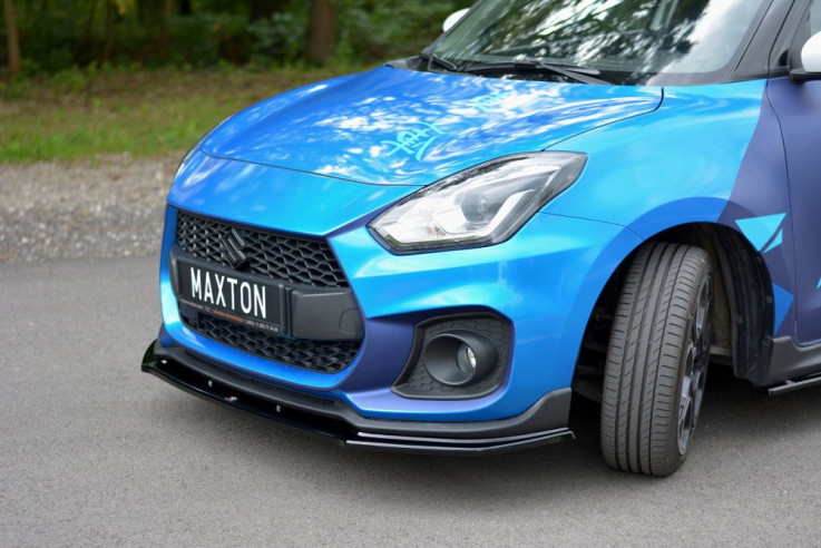 Maxton Design Spoiler předního nárazníku Suzuki Swift Sport - karbon