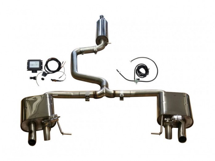 Klapkový catback výfuk Škoda Octavia RS RS230 Combi JE DESIGN