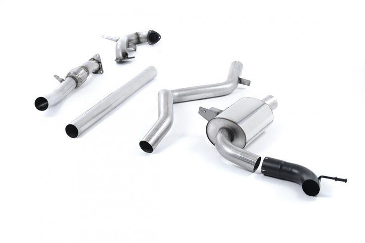 Turboback výfuk Renault Megane Mk3 RS 250 / 265 Milltek Sport - bez katalyzátoru / bez rezonátoru