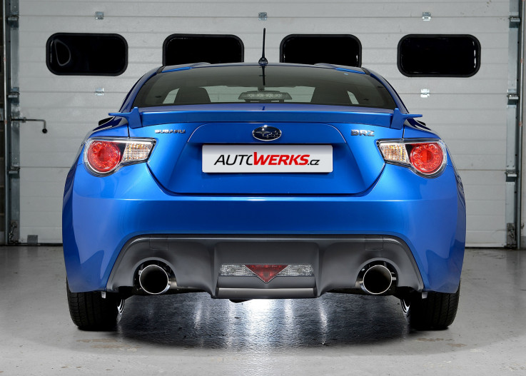 Secondary catback výfuk Subaru BRZ / Toyota GT86 Milltek Sport - bez rezonátoru / titanové koncovky