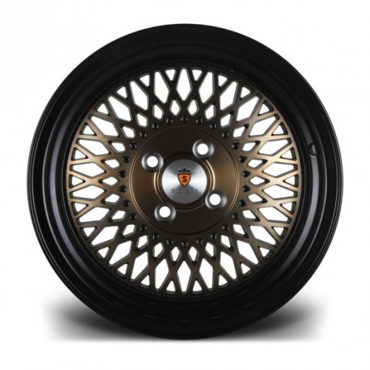 Stuttgart Wheels ST1 15x8 ET25 4x100 alu kola - černé