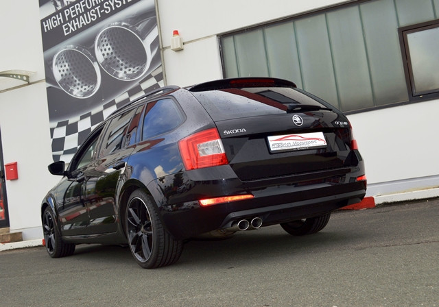 Sportovní Catback výfuk 76mm Škoda Octavia 3 5E 1,8 TSI 132kW FWD Friedrich Motorsport