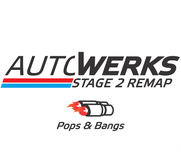 Autowerks Remap Stage 2 Pops and Bangs úprava řídící jednotky chiptuning Mercedes Benz A 45 AMG W176 2,0T
