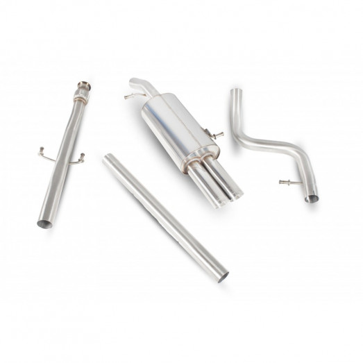 Catback výfuk Citroen DS3 Racing 1.6 Turbo Scorpion Exhaust - Bez rezonátoru