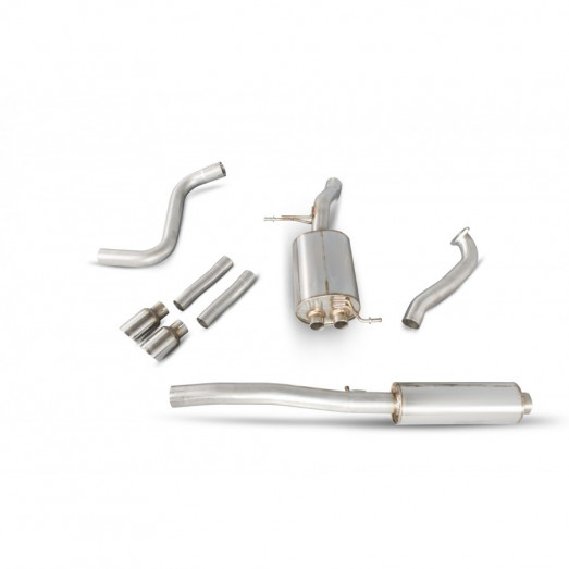 Catback výfuk Ford Fiesta Mk7 ST Line 1.0 Ecoboost Scorpion Exhaust - S rezonátorem ECE Homologace