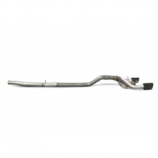 Catback výfuk Ford Focus RS Mk3 Scorpion Exhaust - Bez klapky / černé koncovky Indy